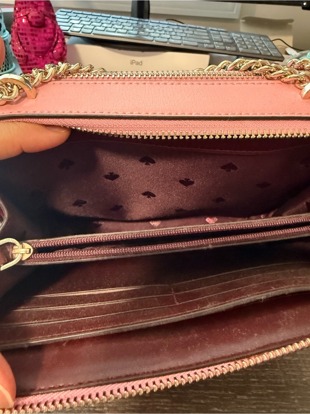 Kate Spade used pink leather chain crossbody bag - Picture 7 of 7